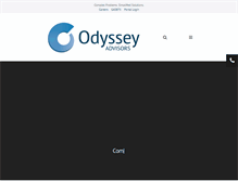 Tablet Screenshot of odysseyadvisors.com